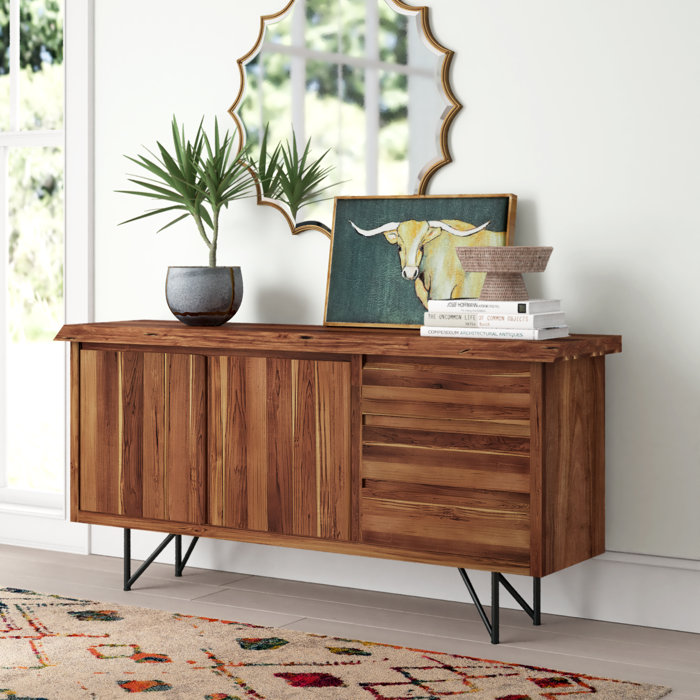 Mistana™ Winschoten 67'' Wide 3 Drawer Buffet Table & Reviews Wayfair